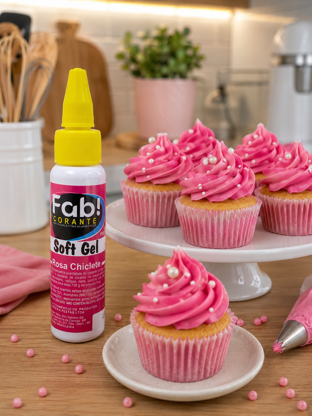 Colorante Fab Soft Gel 25g - Rosa Chicle