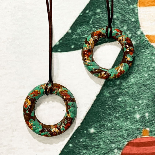 Placa Acetato 3D - Guirnalda Navidad