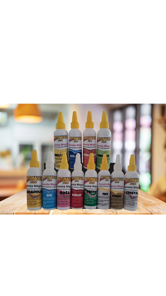 Lápiz Mágico Fab. Marcador Comestible 60g - Rosa