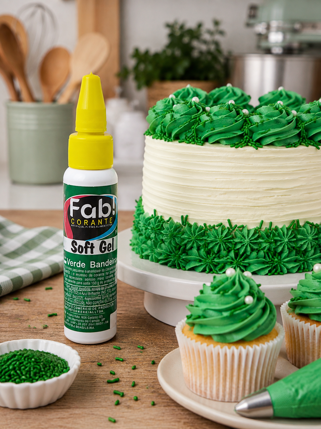 Colorante Fab Soft Gel 25g - Verde Bandera