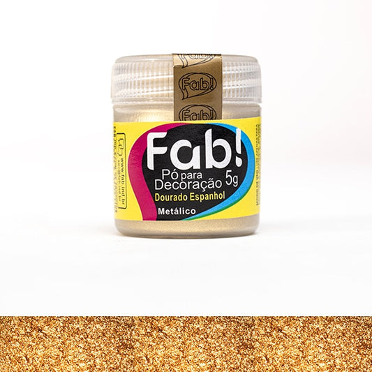 Polvo Matizador Fab 5g - Dorado Español