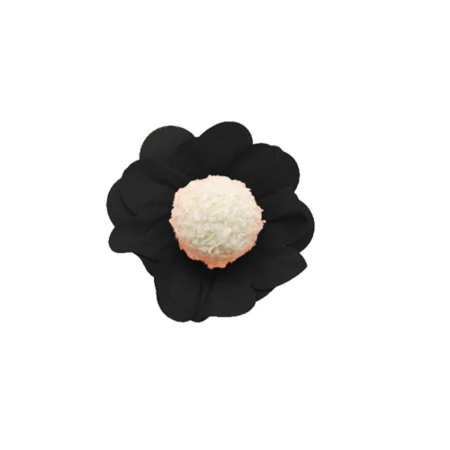 Flores Pirotines para Dulces 40 un. Negro