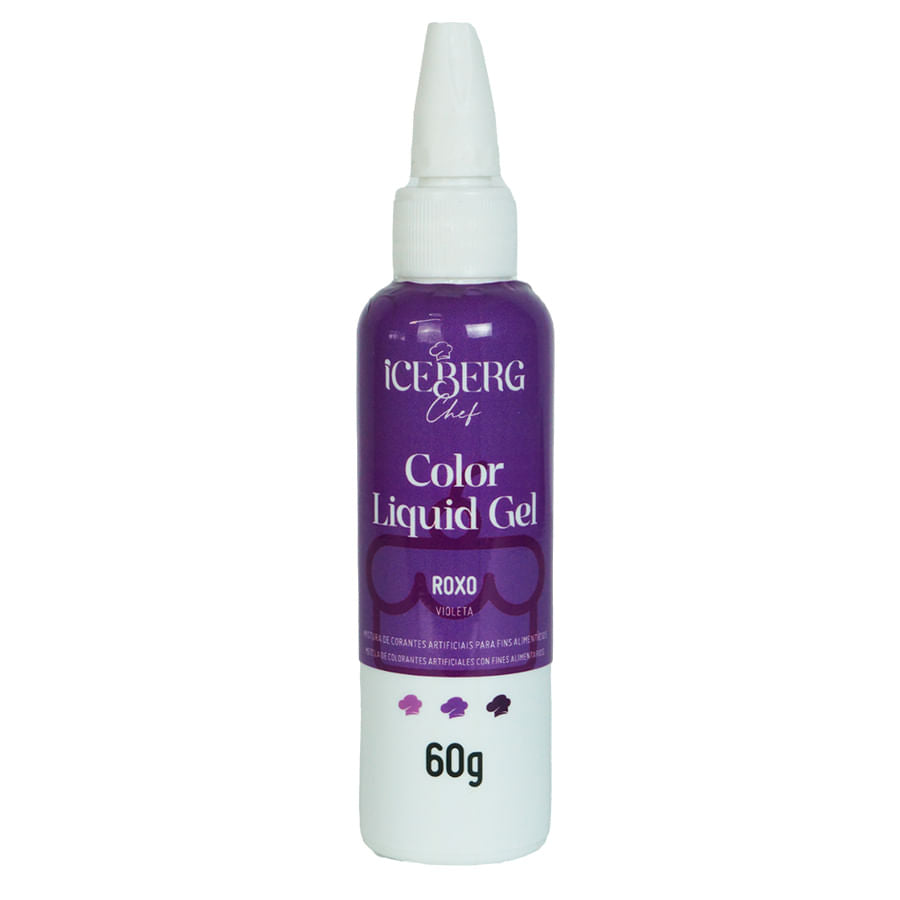 Colorante Liquid Gel 60g - Púrpura