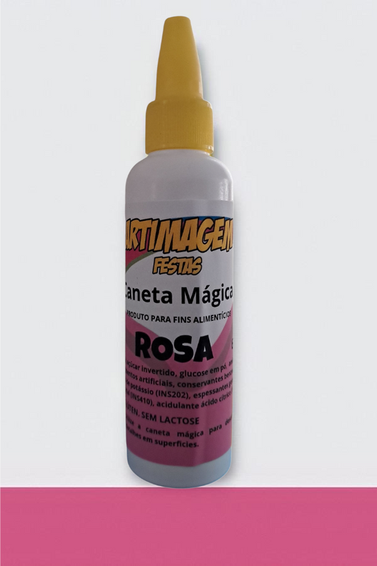 Lápiz Mágico Fab. Marcador Comestible 60g - Rosa