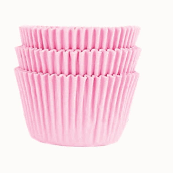 Pirotines Cupcakes 100un. - Rosa Bebé