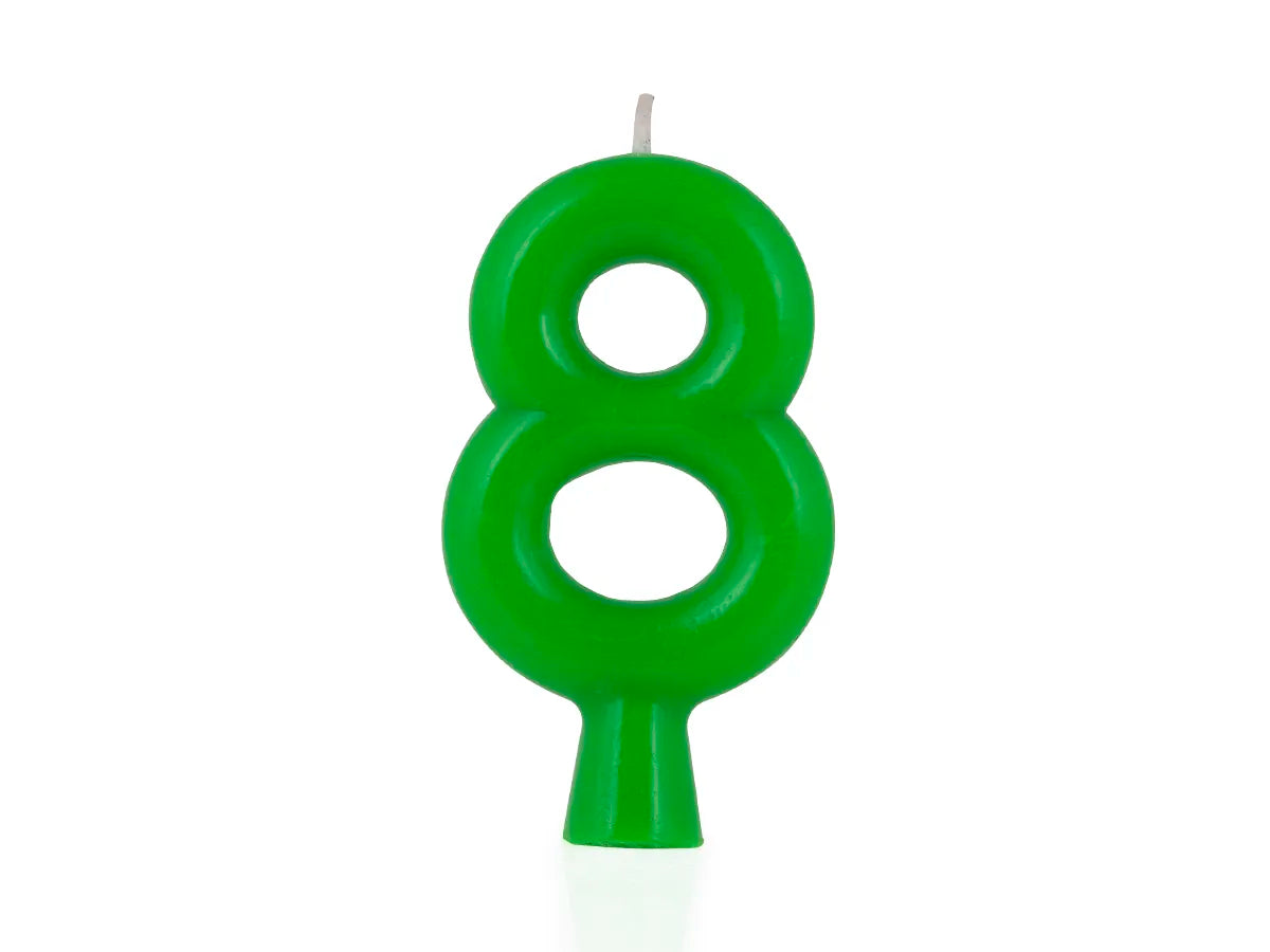 Vela Verde Neón - N° 8