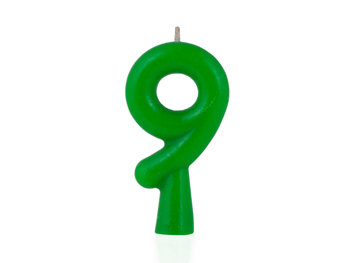 Vela Verde Neón - N° 9