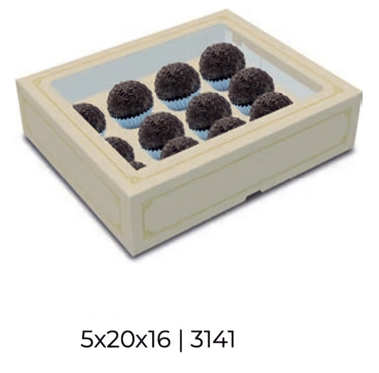 Caja 12 dulces 20x16 cm