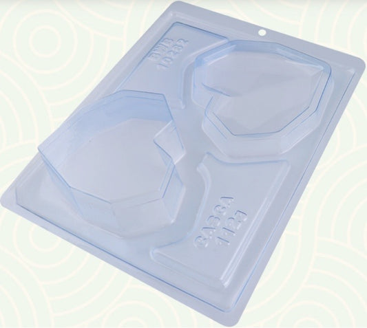 Placa Acetato 3D - Porta Joyas Corazón Lapidado