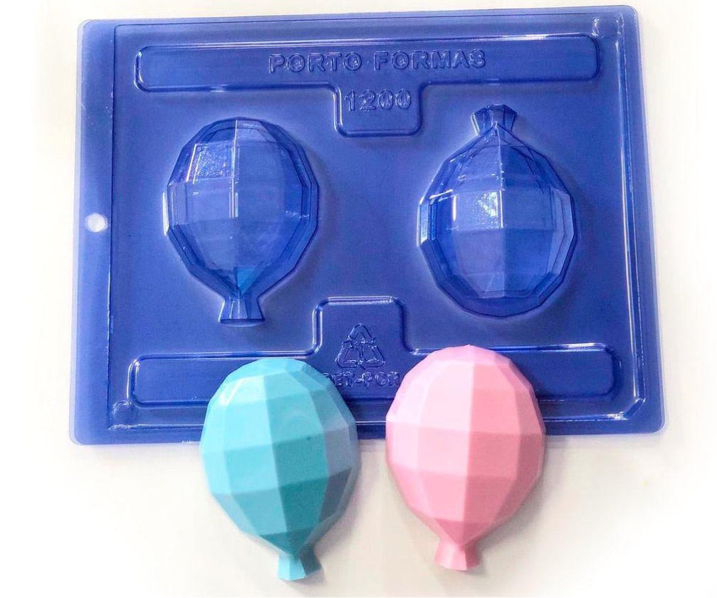 Placa Acetato 3D - Globo Facetado