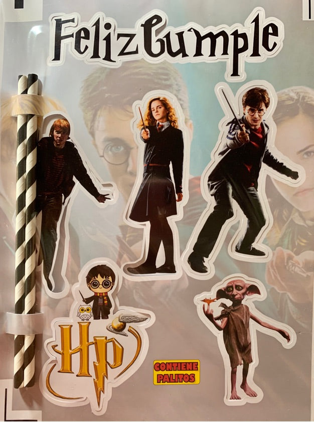 Topper para torta papel fotográfico Harry Potter