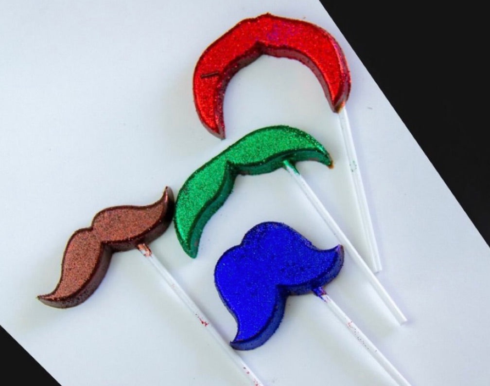 Placa Acetato Simple - Paleta Bigote Moustache