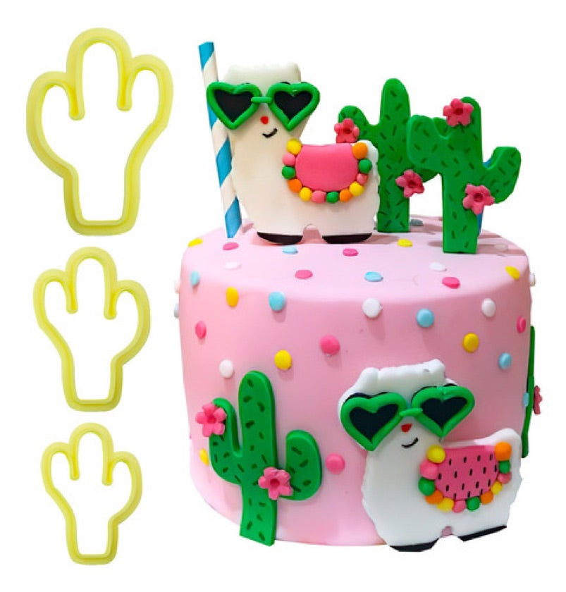 Kit Cortantes Cactus 3 piezas