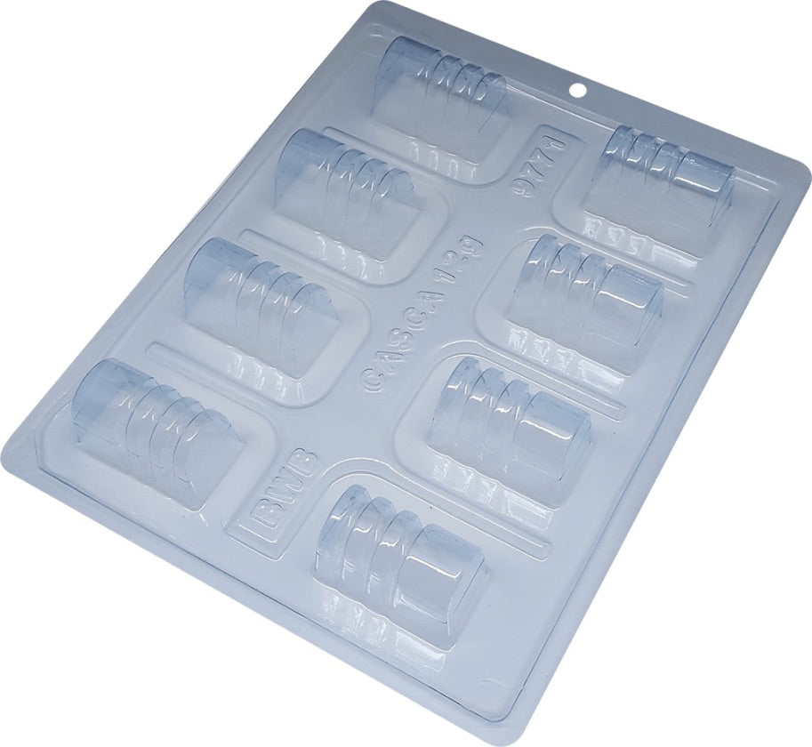 Placa Acetato y Silicona 3D - Bombón Enroscado