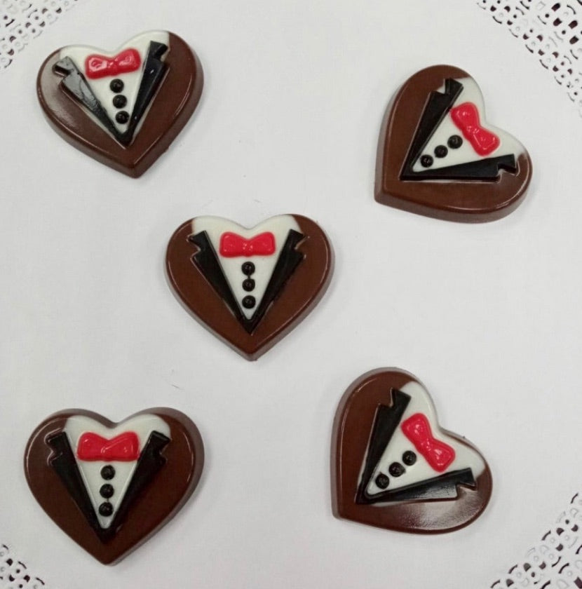 Placa Acetato Simple - Corazón Traje Frac