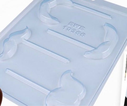 Placa Acetato Simple - Paleta Bigote Moustache