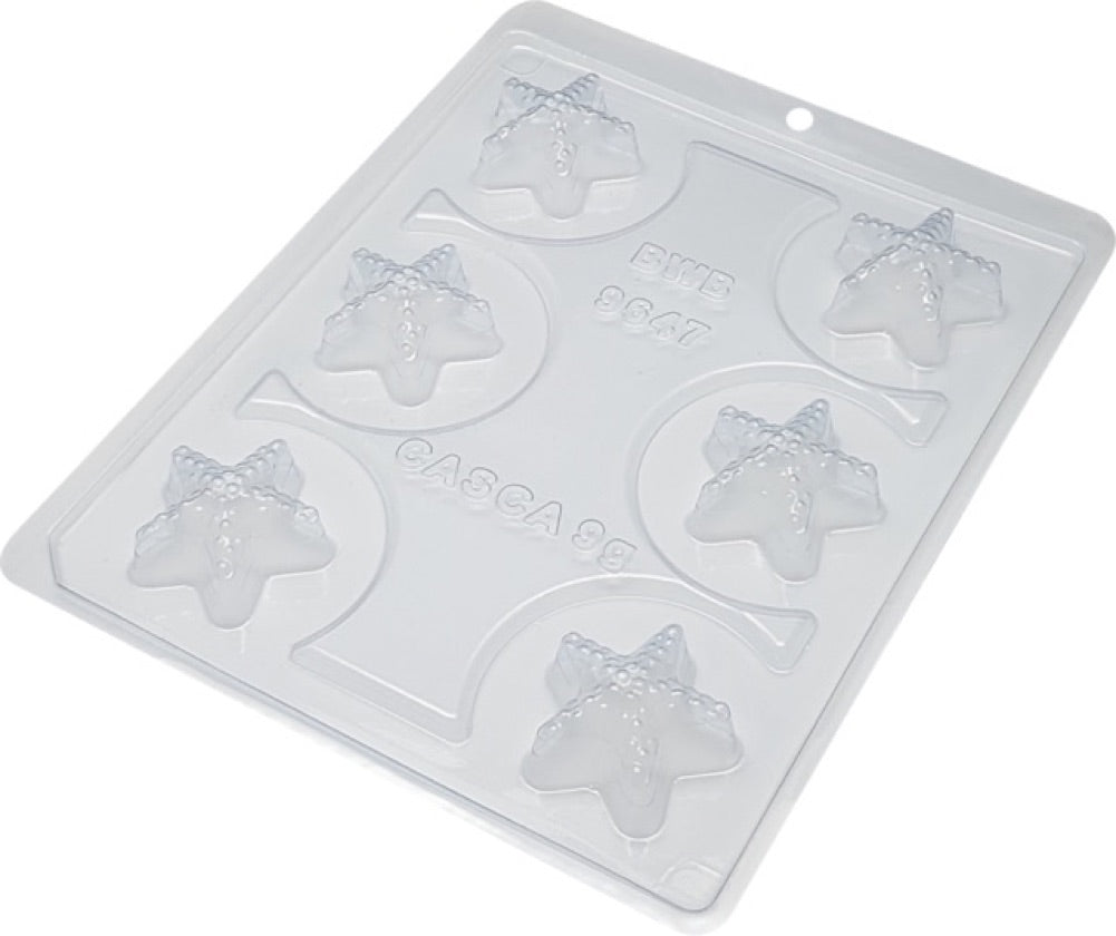 Placa Acetato y Silicona 3D - Estrella de mar
