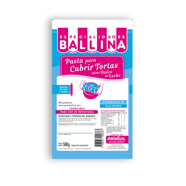 Pasta Americana Ballina 500g - Celeste