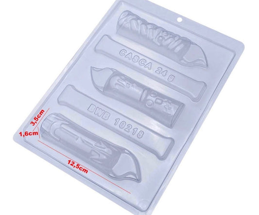 Placa Acetato 3D - Velas Fantasma Halloween