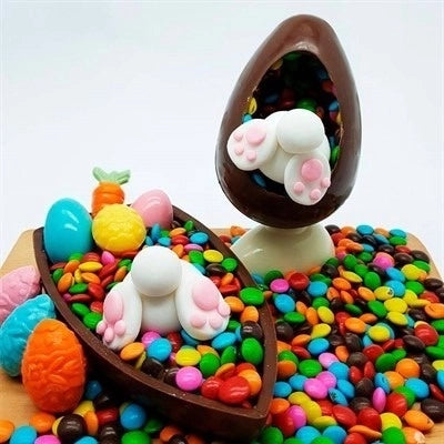Placa Acetato y Silicona 3D - Madriguera Conejo Pascua 150g