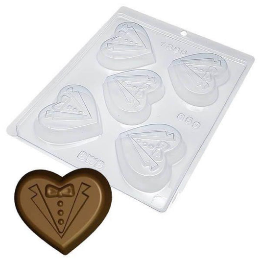 Placa Acetato Simple - Corazón Traje Frac