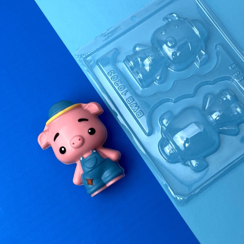 Placa Acetato 3D - Chancho