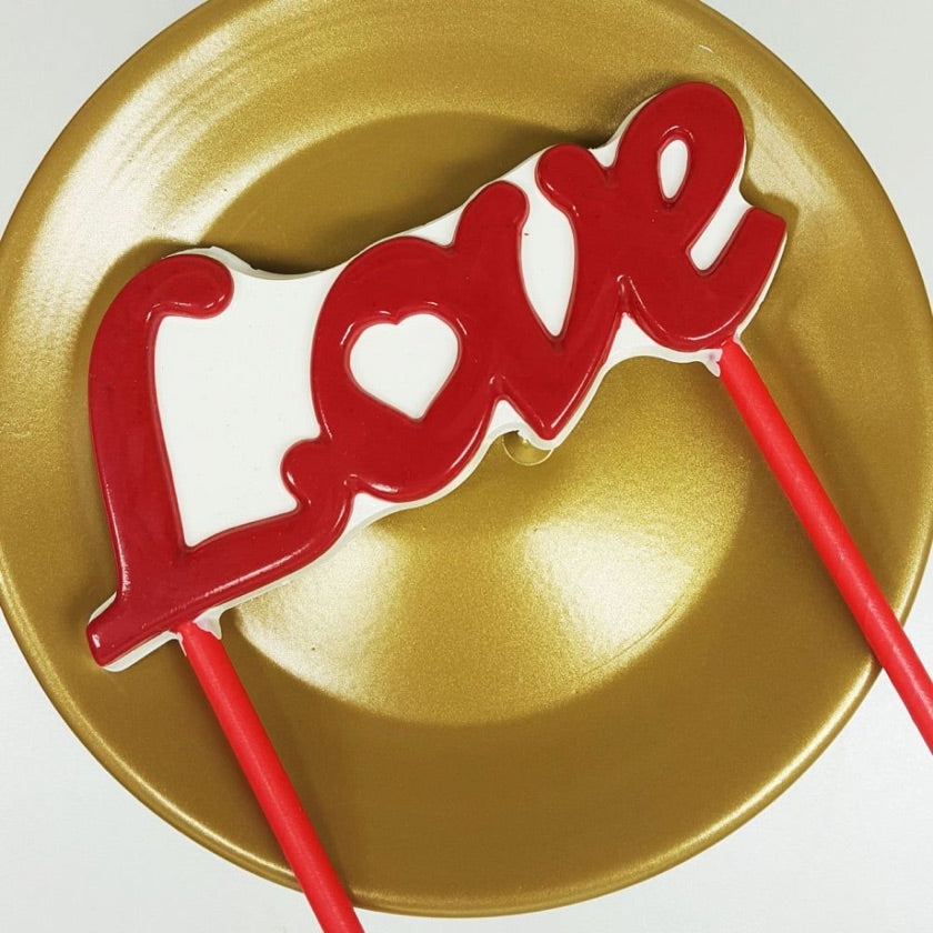 Placa Acetato Simple - Topper Love