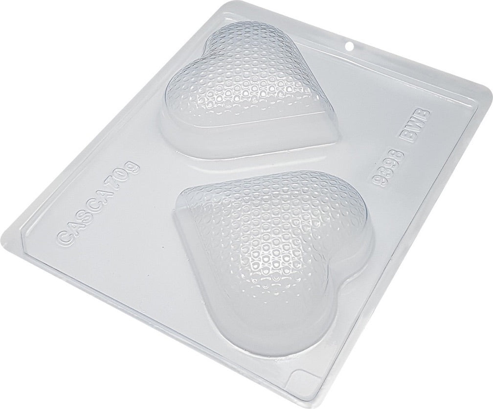 Placa Acetato 3D - Corazón Textura Gotas