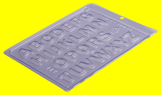 Placa Acetato Simple - Alfabeto Pequeño