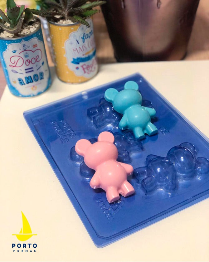 Placa Acetato 3D - Oso Chico Halloween