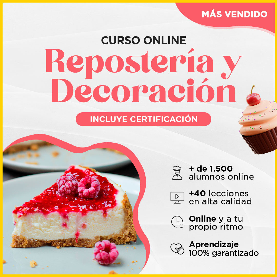 Curso de Repostería y Decoración con certificado