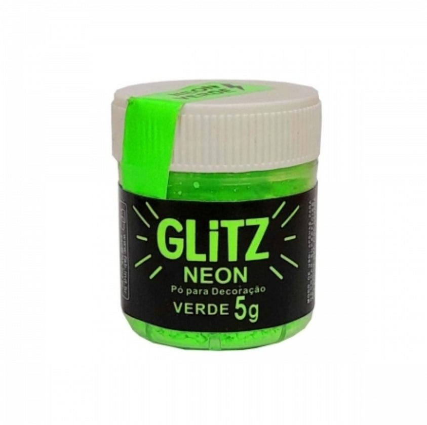 Polvo Fab Glitz 5g - Verde Neón