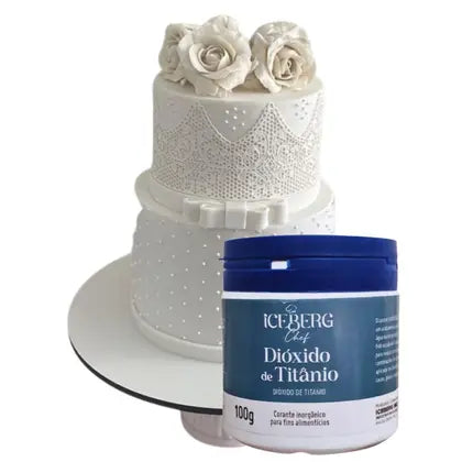 Dióxido de Titanio Iceberg Chef 100g