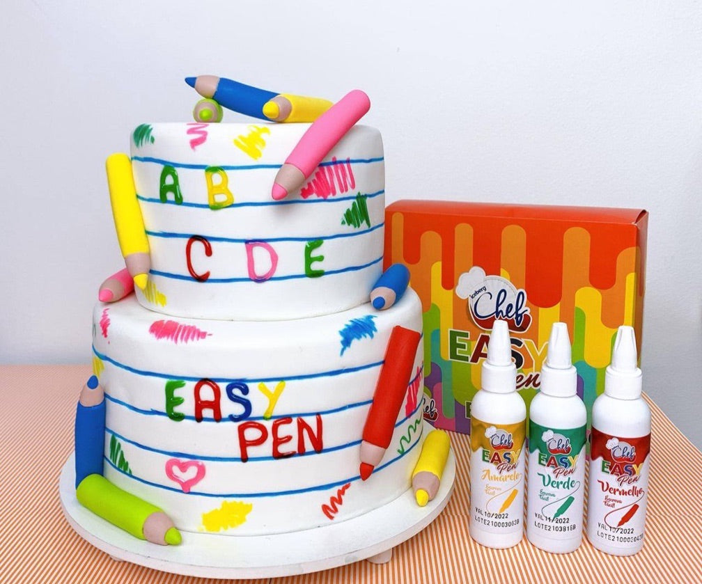 Marcador Comestible Easy Pen ROJO 60g.