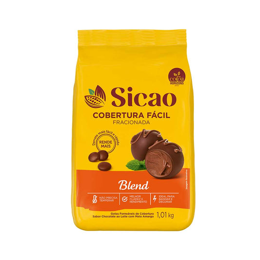 Chocolate Cobertura Sicao - Con Leche / Semi Amargo 1kg