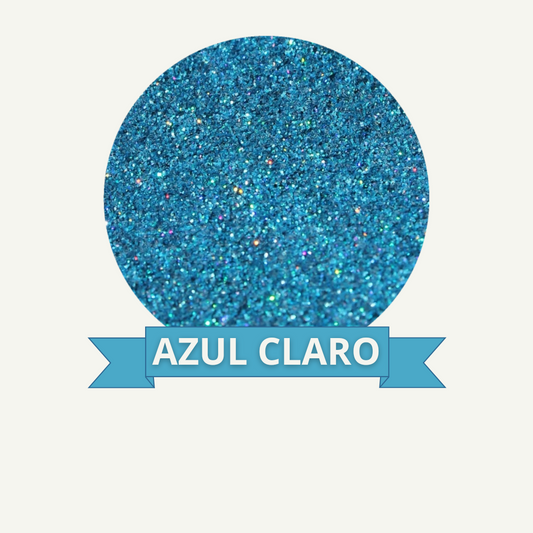 Glitter Brillantina 8g - Azul Claro