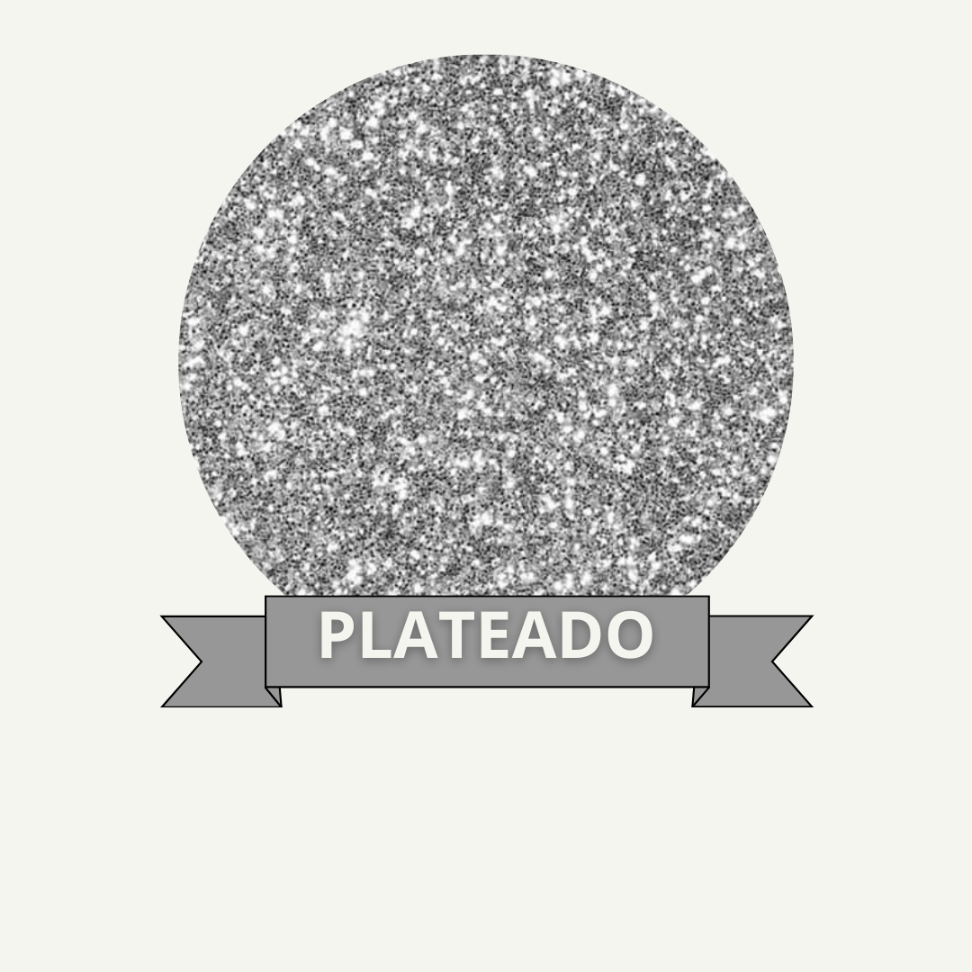 Glitter Brillantina 8g - Plateado