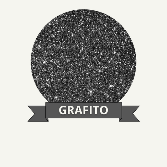 Glitter Brillantina 8g - Grafito