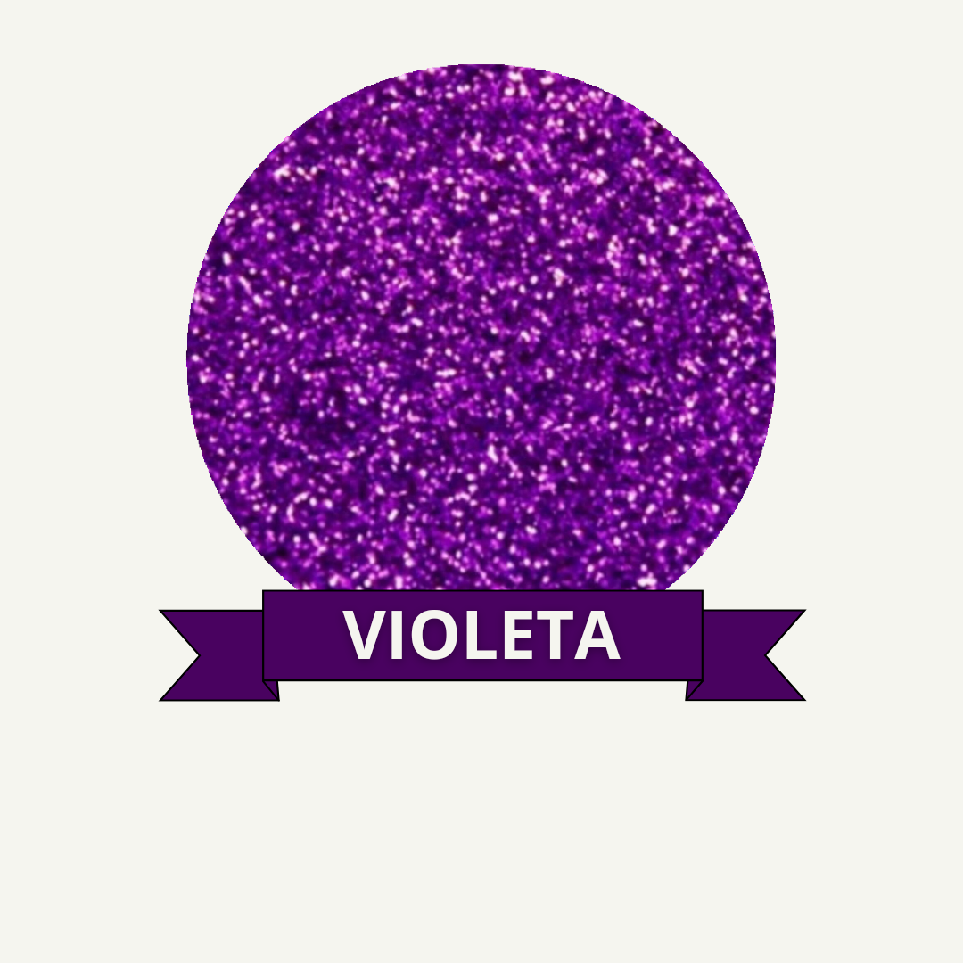 Glitter Brillantina 8g - Violeta