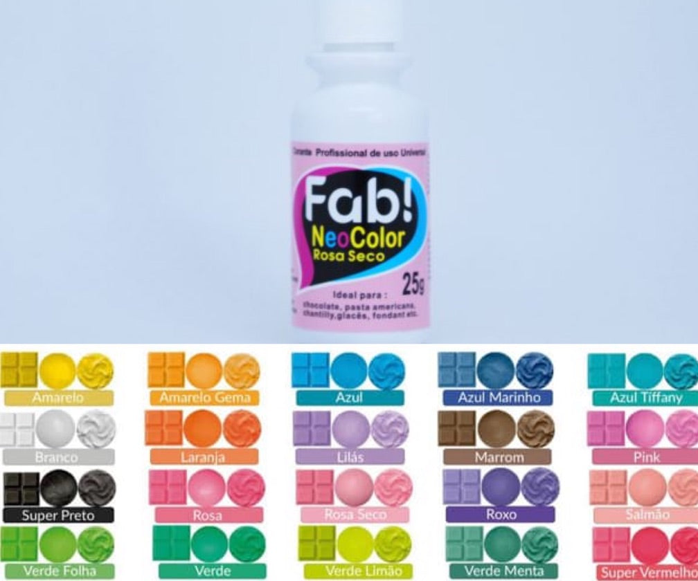Colorante en gel Neocolor Fab Liposoluble para chocolate ROSA SECO 25g.