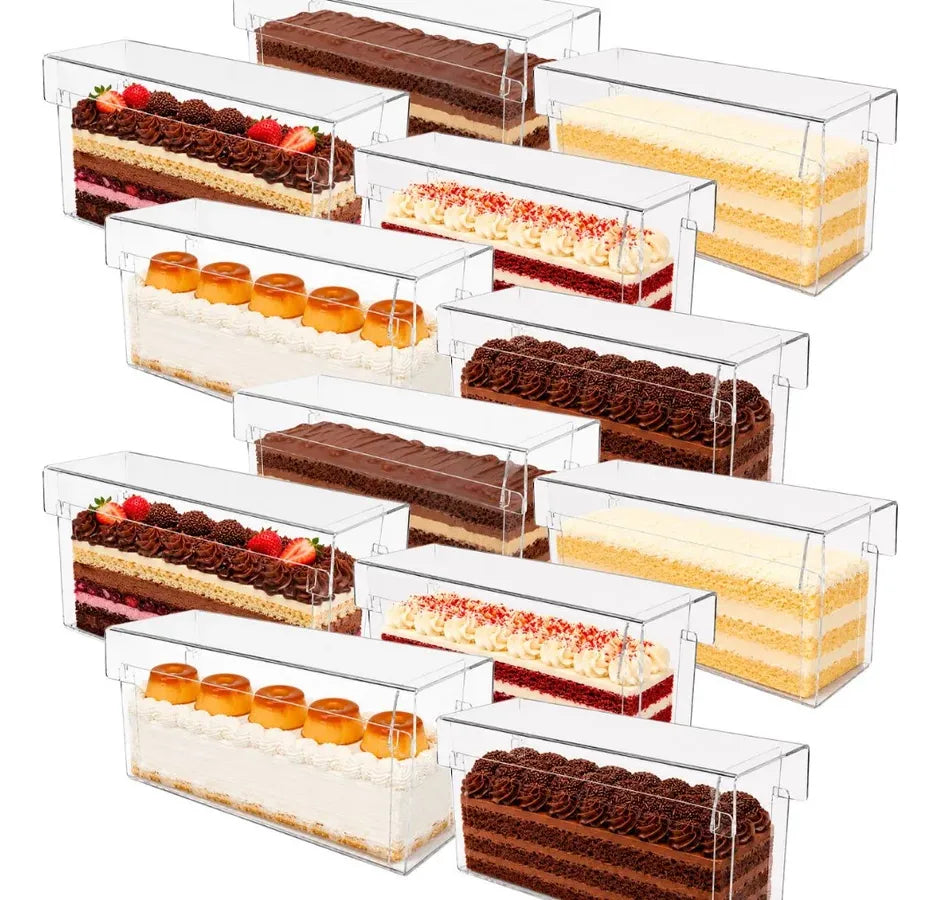 Soporte de Acrílico para Cake Slices con tapa