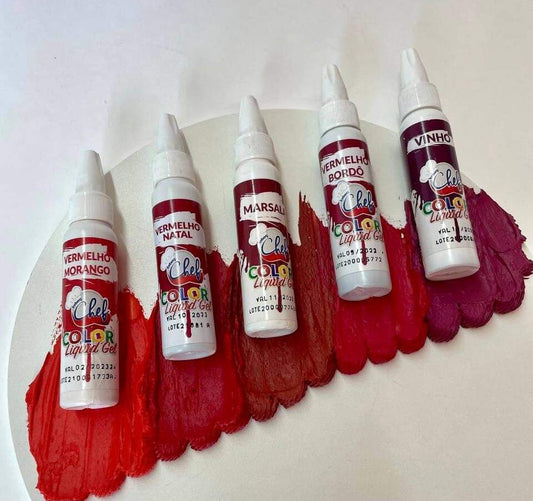 Colorante Liquid Gel Iceberg Chef 25g - Rojo Frutilla