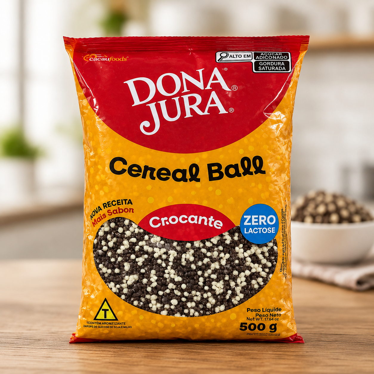 Cereales Crocantes Micro - 500g Negro y Blanco