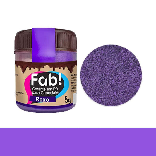 Colorante en Polvo Fab Liposoluble para chocolate 5g - Violeta