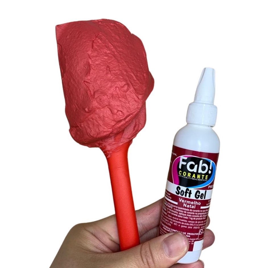 Colorante Fab Soft Gel 25g - Rojo Navidad