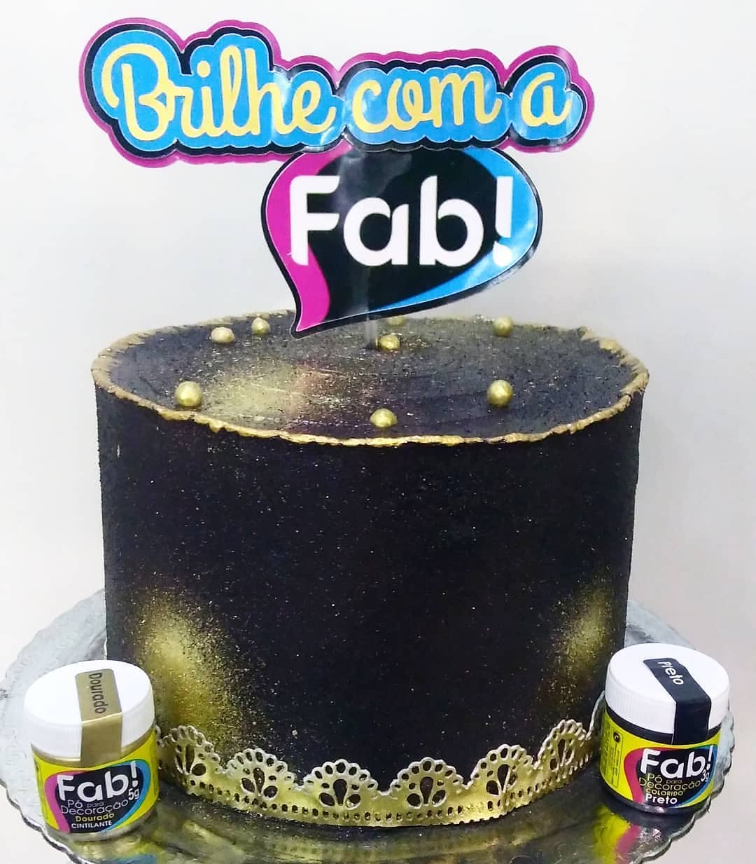 Polvo Matizador Fab 5g - Dorado Metálico