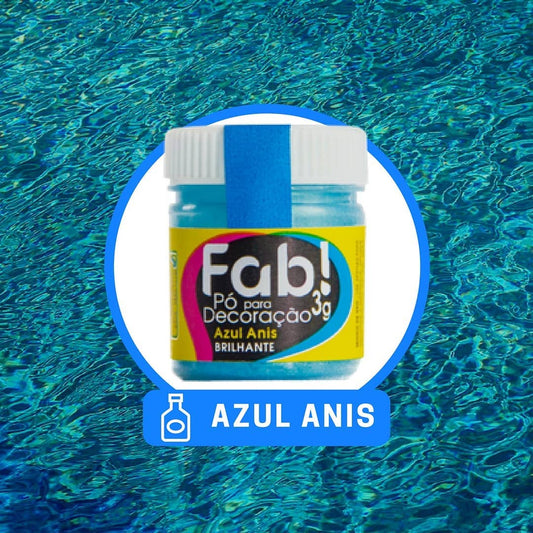 Polvo Matizador Fab 3g - Azul Anís