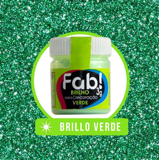 Brillo para decoración Fab 3g - Verde