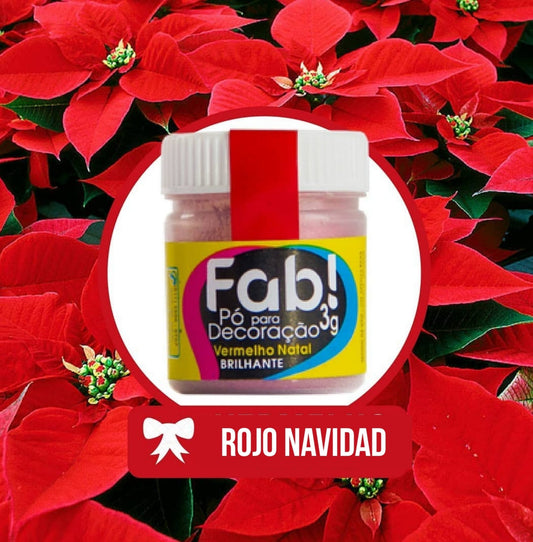 Polvo Matizador Fab 3g - Rojo Navidad