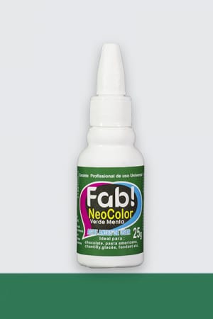 Colorante en Gel Neocolor Fab Liposoluble para chocolate 25g - Verde Menta